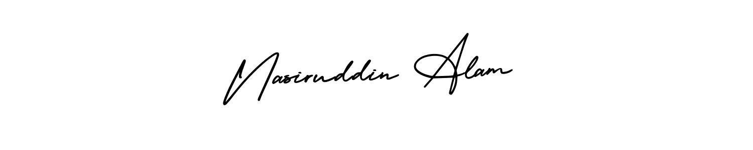 Also You can easily find your signature by using the search form. We will create Nasiruddin Alam name handwritten signature images for you free of cost using AmerikaSignatureDemo-Regular sign style. Nasiruddin Alam signature style 3 images and pictures png