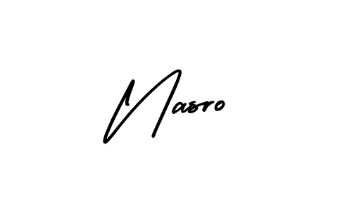 Similarly AmerikaSignatureDemo-Regular is the best handwritten signature design. Signature creator online .You can use it as an online autograph creator for name Nasro. Nasro signature style 3 images and pictures png