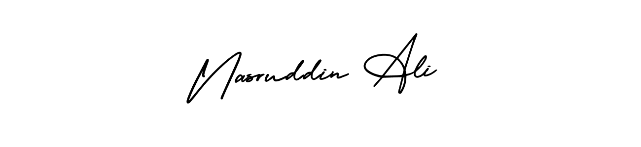 Make a beautiful signature design for name Nasruddin Ali. Use this online signature maker to create a handwritten signature for free. Nasruddin Ali signature style 3 images and pictures png