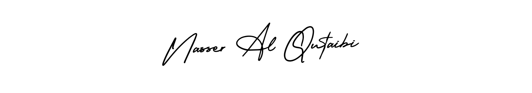 This is the best signature style for the Nasser Al Qutaibi name. Also you like these signature font (AmerikaSignatureDemo-Regular). Mix name signature. Nasser Al Qutaibi signature style 3 images and pictures png