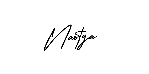 How to Draw Nastya signature style? AmerikaSignatureDemo-Regular is a latest design signature styles for name Nastya. Nastya signature style 3 images and pictures png