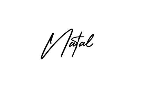 The best way (AmerikaSignatureDemo-Regular) to make a short signature is to pick only two or three words in your name. The name Natal include a total of six letters. For converting this name. Natal signature style 3 images and pictures png