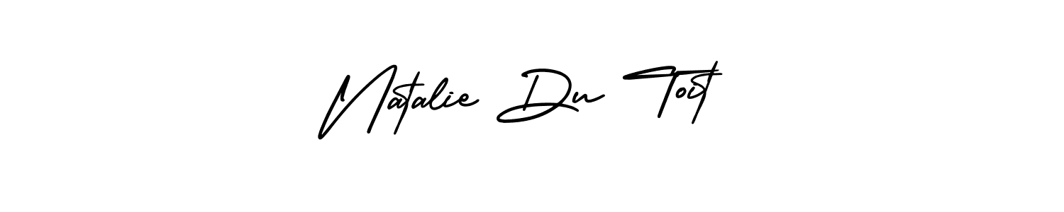 This is the best signature style for the Natalie Du Toit name. Also you like these signature font (AmerikaSignatureDemo-Regular). Mix name signature. Natalie Du Toit signature style 3 images and pictures png