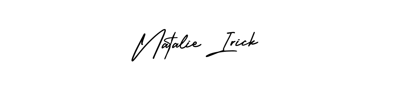 Make a beautiful signature design for name Natalie Irick. With this signature (AmerikaSignatureDemo-Regular) style, you can create a handwritten signature for free. Natalie Irick signature style 3 images and pictures png