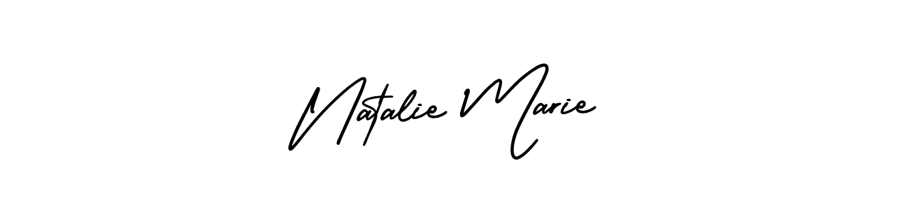 Design your own signature with our free online signature maker. With this signature software, you can create a handwritten (AmerikaSignatureDemo-Regular) signature for name Natalie Marie. Natalie Marie signature style 3 images and pictures png