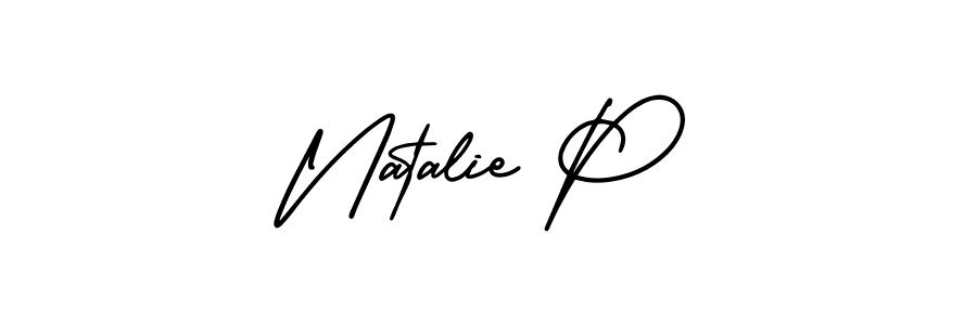 if you are searching for the best signature style for your name Natalie P. so please give up your signature search. here we have designed multiple signature styles  using AmerikaSignatureDemo-Regular. Natalie P signature style 3 images and pictures png