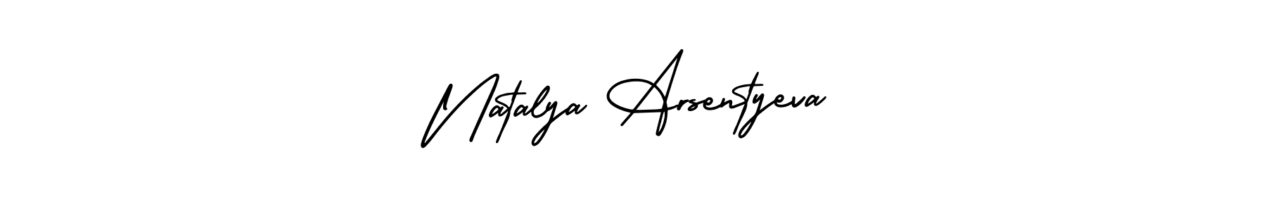 Natalya Arsentyeva stylish signature style. Best Handwritten Sign (AmerikaSignatureDemo-Regular) for my name. Handwritten Signature Collection Ideas for my name Natalya Arsentyeva. Natalya Arsentyeva signature style 3 images and pictures png