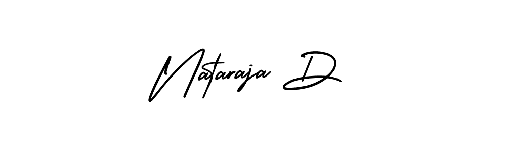 Create a beautiful signature design for name Nataraja D. With this signature (AmerikaSignatureDemo-Regular) fonts, you can make a handwritten signature for free. Nataraja D signature style 3 images and pictures png