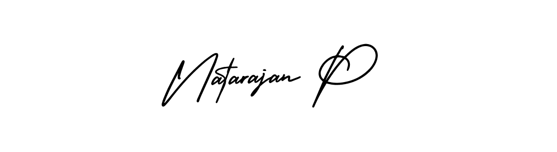 Similarly AmerikaSignatureDemo-Regular is the best handwritten signature design. Signature creator online .You can use it as an online autograph creator for name Natarajan P. Natarajan P signature style 3 images and pictures png