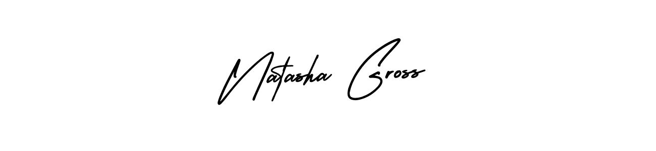 How to make Natasha Gross name signature. Use AmerikaSignatureDemo-Regular style for creating short signs online. This is the latest handwritten sign. Natasha Gross signature style 3 images and pictures png