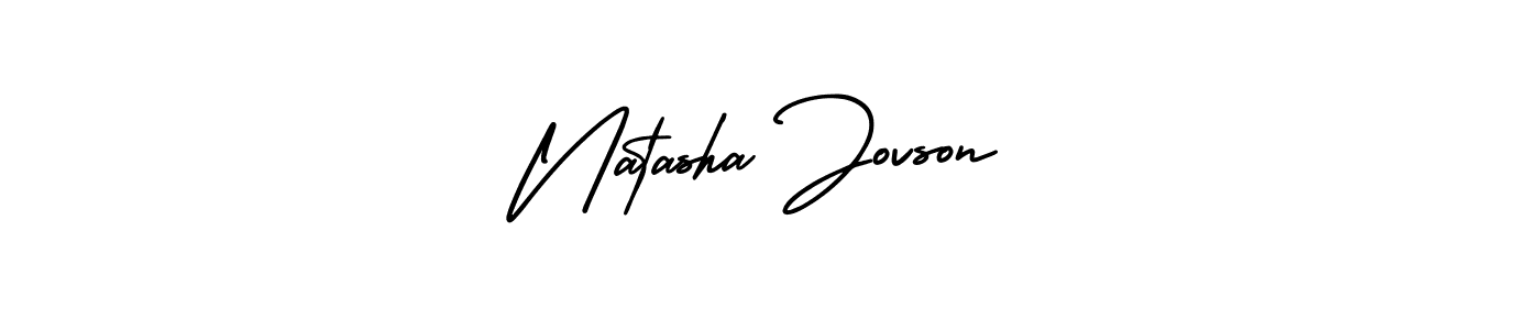Create a beautiful signature design for name Natasha Jovson. With this signature (AmerikaSignatureDemo-Regular) fonts, you can make a handwritten signature for free. Natasha Jovson signature style 3 images and pictures png
