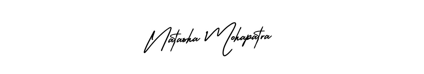 It looks lik you need a new signature style for name Natasha Mohapatra. Design unique handwritten (AmerikaSignatureDemo-Regular) signature with our free signature maker in just a few clicks. Natasha Mohapatra signature style 3 images and pictures png