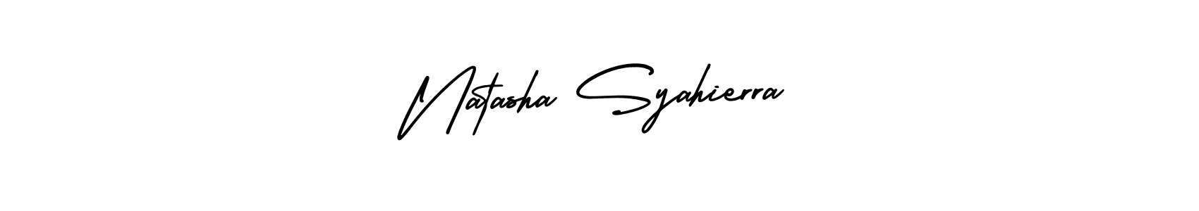 How to make Natasha Syahierra signature? AmerikaSignatureDemo-Regular is a professional autograph style. Create handwritten signature for Natasha Syahierra name. Natasha Syahierra signature style 3 images and pictures png
