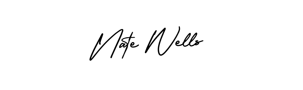 Also we have Nate Wells name is the best signature style. Create professional handwritten signature collection using AmerikaSignatureDemo-Regular autograph style. Nate Wells signature style 3 images and pictures png