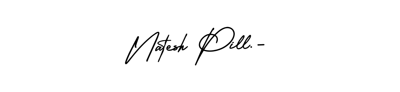 Here are the top 10 professional signature styles for the name Natesh Pill.-. These are the best autograph styles you can use for your name. Natesh Pill.- signature style 3 images and pictures png