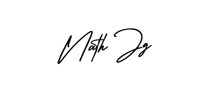 Also we have Nath Jg name is the best signature style. Create professional handwritten signature collection using AmerikaSignatureDemo-Regular autograph style. Nath Jg signature style 3 images and pictures png