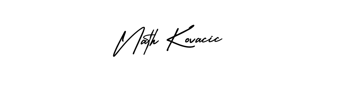 Here are the top 10 professional signature styles for the name Nath Kovacic. These are the best autograph styles you can use for your name. Nath Kovacic signature style 3 images and pictures png