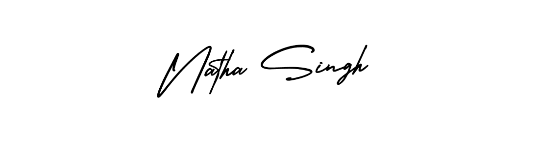 Make a beautiful signature design for name Natha Singh. Use this online signature maker to create a handwritten signature for free. Natha Singh signature style 3 images and pictures png