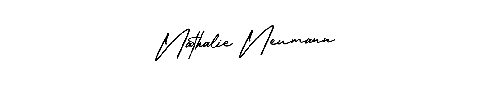 AmerikaSignatureDemo-Regular is a professional signature style that is perfect for those who want to add a touch of class to their signature. It is also a great choice for those who want to make their signature more unique. Get Nathalie Neumann name to fancy signature for free. Nathalie Neumann signature style 3 images and pictures png