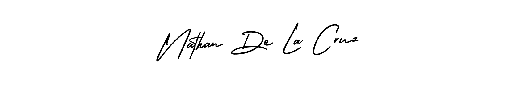 Use a signature maker to create a handwritten signature online. With this signature software, you can design (AmerikaSignatureDemo-Regular) your own signature for name Nathan De La Cruz. Nathan De La Cruz signature style 3 images and pictures png