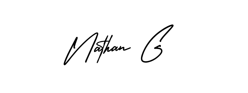 Check out images of Autograph of Nathan G name. Actor Nathan G Signature Style. AmerikaSignatureDemo-Regular is a professional sign style online. Nathan G signature style 3 images and pictures png