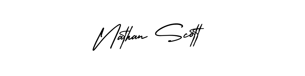 Check out images of Autograph of Nathan Scott name. Actor Nathan Scott Signature Style. AmerikaSignatureDemo-Regular is a professional sign style online. Nathan Scott signature style 3 images and pictures png