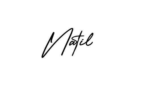 Check out images of Autograph of Natil name. Actor Natil Signature Style. AmerikaSignatureDemo-Regular is a professional sign style online. Natil signature style 3 images and pictures png