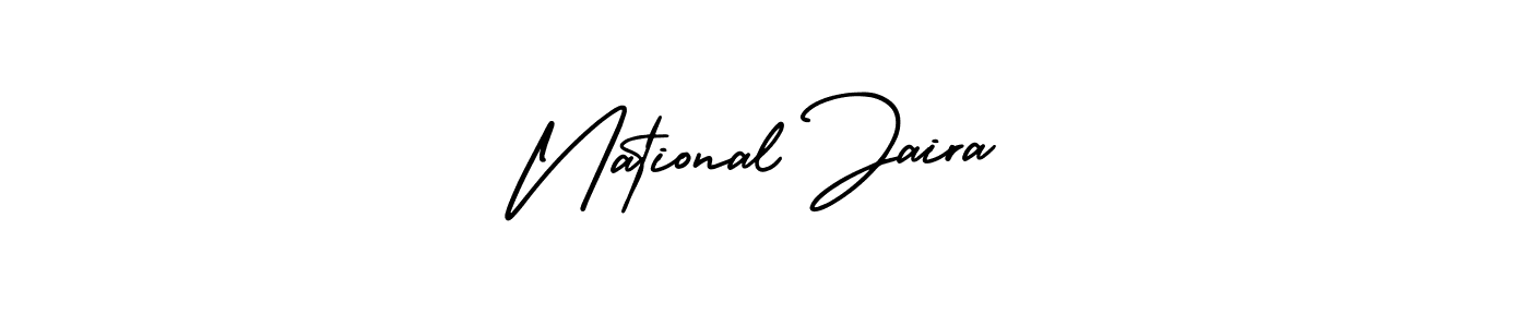 Best and Professional Signature Style for National Jaira. AmerikaSignatureDemo-Regular Best Signature Style Collection. National Jaira signature style 3 images and pictures png