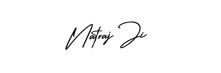 You should practise on your own different ways (AmerikaSignatureDemo-Regular) to write your name (Natraj Ji) in signature. don't let someone else do it for you. Natraj Ji signature style 3 images and pictures png