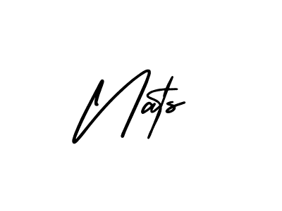 You can use this online signature creator to create a handwritten signature for the name Nats. This is the best online autograph maker. Nats signature style 3 images and pictures png