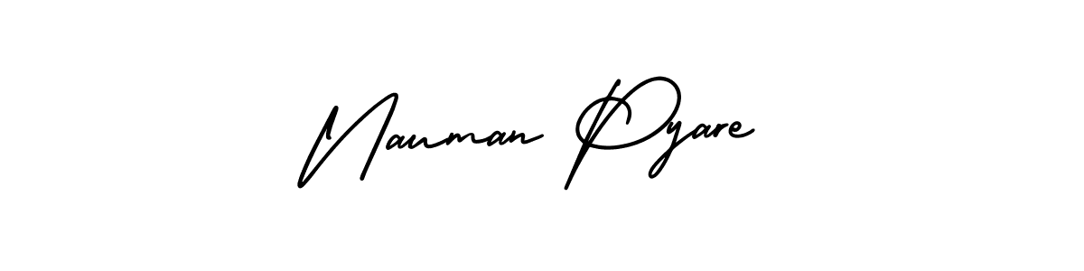 Best and Professional Signature Style for Nauman Pyare. AmerikaSignatureDemo-Regular Best Signature Style Collection. Nauman Pyare signature style 3 images and pictures png