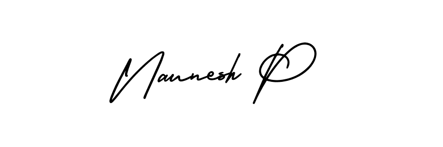 You can use this online signature creator to create a handwritten signature for the name Naunesh P. This is the best online autograph maker. Naunesh P signature style 3 images and pictures png