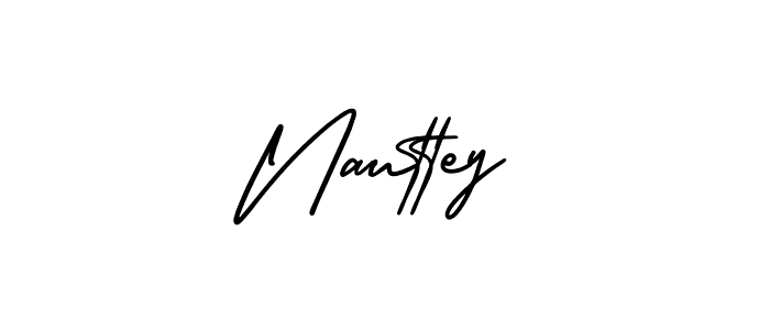 This is the best signature style for the Nauttey name. Also you like these signature font (AmerikaSignatureDemo-Regular). Mix name signature. Nauttey signature style 3 images and pictures png