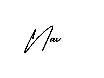 How to Draw Nav  signature style? AmerikaSignatureDemo-Regular is a latest design signature styles for name Nav . Nav  signature style 3 images and pictures png