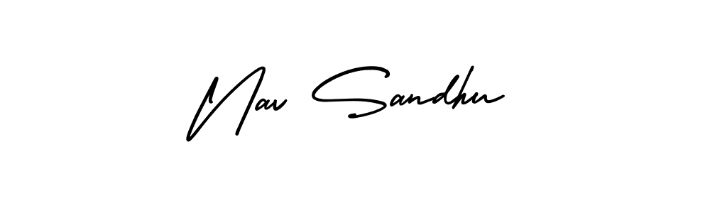 Use a signature maker to create a handwritten signature online. With this signature software, you can design (AmerikaSignatureDemo-Regular) your own signature for name Nav Sandhu. Nav Sandhu signature style 3 images and pictures png