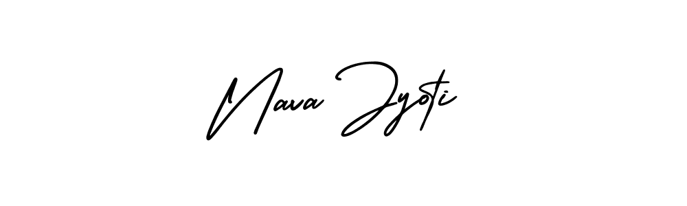 Similarly AmerikaSignatureDemo-Regular is the best handwritten signature design. Signature creator online .You can use it as an online autograph creator for name Nava Jyoti. Nava Jyoti signature style 3 images and pictures png