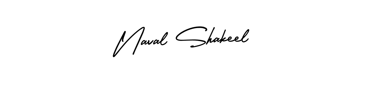 Use a signature maker to create a handwritten signature online. With this signature software, you can design (AmerikaSignatureDemo-Regular) your own signature for name Naval Shakeel. Naval Shakeel signature style 3 images and pictures png