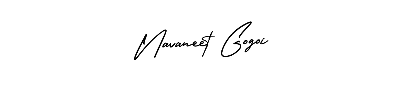 Make a short Navaneet Gogoi signature style. Manage your documents anywhere anytime using AmerikaSignatureDemo-Regular. Create and add eSignatures, submit forms, share and send files easily. Navaneet Gogoi signature style 3 images and pictures png
