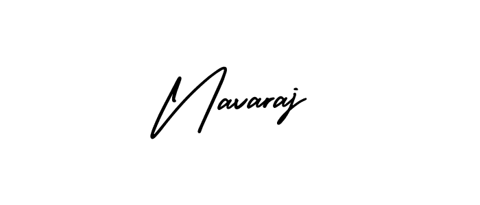 Design your own signature with our free online signature maker. With this signature software, you can create a handwritten (AmerikaSignatureDemo-Regular) signature for name Navaraj. Navaraj signature style 3 images and pictures png