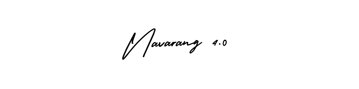 AmerikaSignatureDemo-Regular is a professional signature style that is perfect for those who want to add a touch of class to their signature. It is also a great choice for those who want to make their signature more unique. Get Navarang 4.0 name to fancy signature for free. Navarang 4.0 signature style 3 images and pictures png