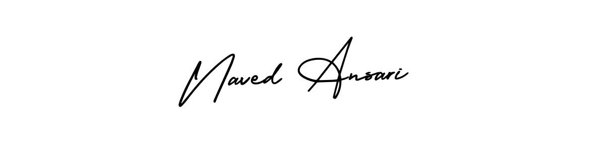 Check out images of Autograph of Naved Ansari name. Actor Naved Ansari Signature Style. AmerikaSignatureDemo-Regular is a professional sign style online. Naved Ansari signature style 3 images and pictures png