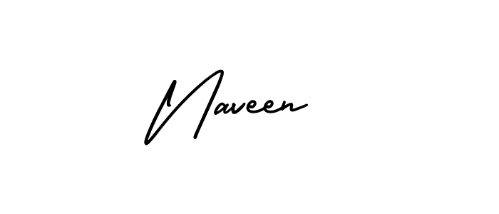 Make a beautiful signature design for name Naveen . With this signature (AmerikaSignatureDemo-Regular) style, you can create a handwritten signature for free. Naveen  signature style 3 images and pictures png