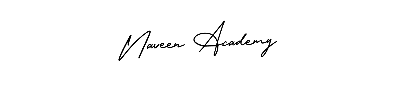 Design your own signature with our free online signature maker. With this signature software, you can create a handwritten (AmerikaSignatureDemo-Regular) signature for name Naveen Academy. Naveen Academy signature style 3 images and pictures png