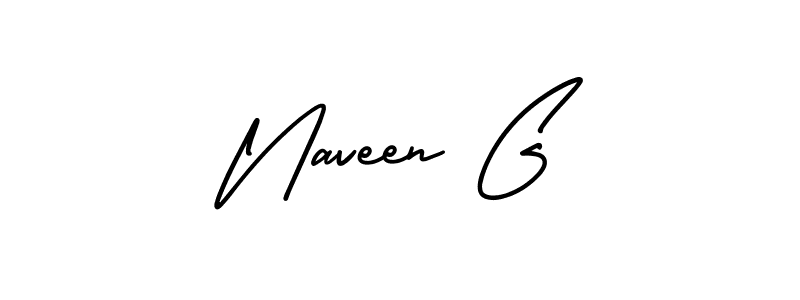 This is the best signature style for the Naveen G name. Also you like these signature font (AmerikaSignatureDemo-Regular). Mix name signature. Naveen G signature style 3 images and pictures png