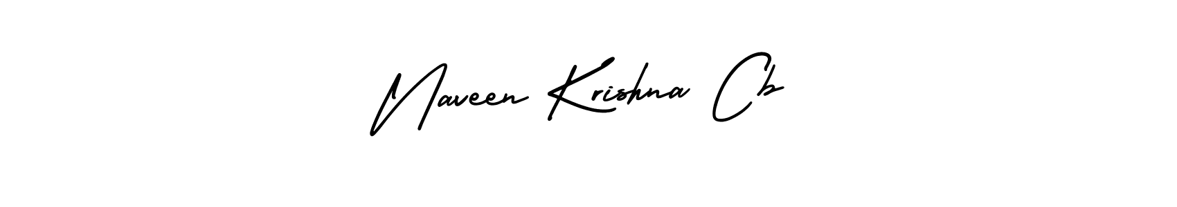 How to make Naveen Krishna Cb name signature. Use AmerikaSignatureDemo-Regular style for creating short signs online. This is the latest handwritten sign. Naveen Krishna Cb signature style 3 images and pictures png