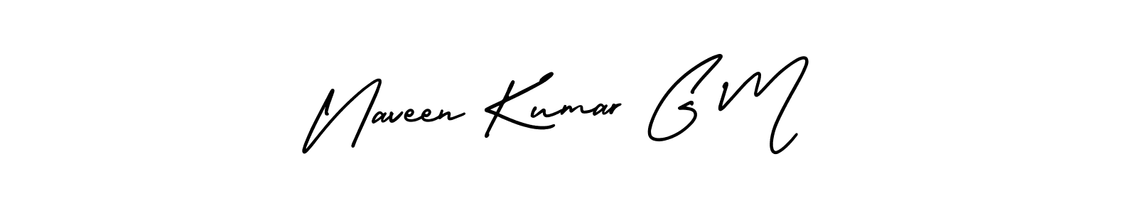 Make a beautiful signature design for name Naveen Kumar G M. Use this online signature maker to create a handwritten signature for free. Naveen Kumar G M signature style 3 images and pictures png