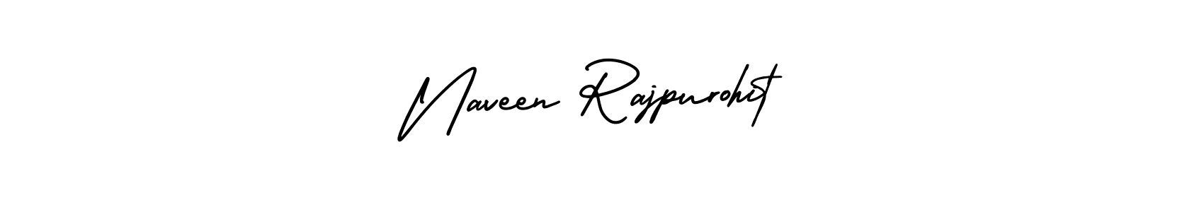 How to make Naveen Rajpurohit name signature. Use AmerikaSignatureDemo-Regular style for creating short signs online. This is the latest handwritten sign. Naveen Rajpurohit signature style 3 images and pictures png