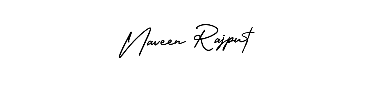 Naveen Rajput stylish signature style. Best Handwritten Sign (AmerikaSignatureDemo-Regular) for my name. Handwritten Signature Collection Ideas for my name Naveen Rajput. Naveen Rajput signature style 3 images and pictures png