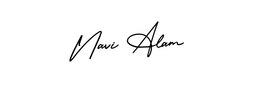 How to Draw Navi Alam signature style? AmerikaSignatureDemo-Regular is a latest design signature styles for name Navi Alam. Navi Alam signature style 3 images and pictures png