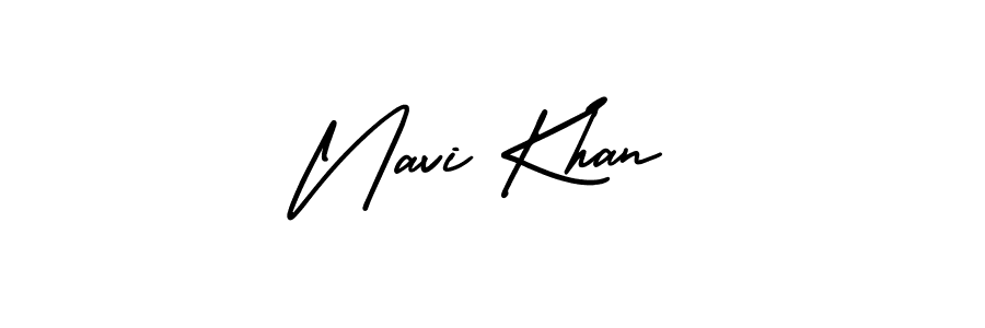 How to make Navi Khan signature? AmerikaSignatureDemo-Regular is a professional autograph style. Create handwritten signature for Navi Khan name. Navi Khan signature style 3 images and pictures png